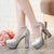 Glitter Silver Gold Red Pumps Women Wedding Party Shoes High-heel