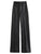 Long Black Soft Pu Leather Pants Women with Zipper High Waist Casual Elegant