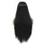 Long Straight Synthetic Lace Front Wigs Resistant Fiber With Baby Hair