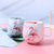 Flamingo Coffee Mugs Ceramic Travel Cup Cute Cat Foot