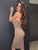 Sibybo Off Shoulder Strapless Sexy Women Dress Sleeveless Straight Long Bodycon Dress Backless Casual Summer Party Dress Women