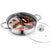 Stainless Steel 2 In 1 Divided Hotpot Kitchen Cooking Pan