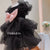 Black Princess Dress Bow Mesh Pet Dog Clothing Cake Dress Chihuahua Cute Puppy Summer Wedding Skirt for Small Dog Fashion Girl