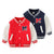 Spring Autumn Baby Boys Baseball Jackets for 2-6 Years Kids Casual Sportswear Letter Outerwear Coats Children Clothing