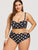 High-rise Bikini Top Bottom Padded Swimsuit /Plus Size Swimwear/Beachwear