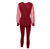 Ladies Fashion V-neck Sequins Mesh Long Sleeve Jumpsuit